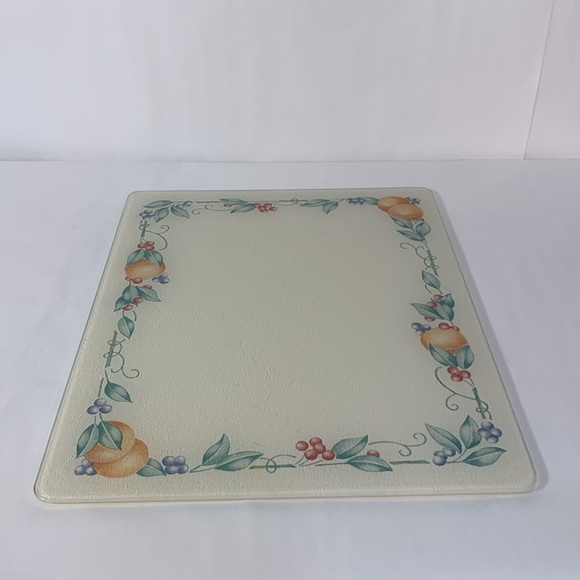 Corning Abundance Counter Saver Cutting Board Corningware Corelle Fruit - Picture 7 of 10